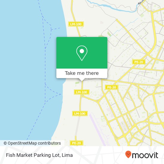 Fish Market Parking Lot map