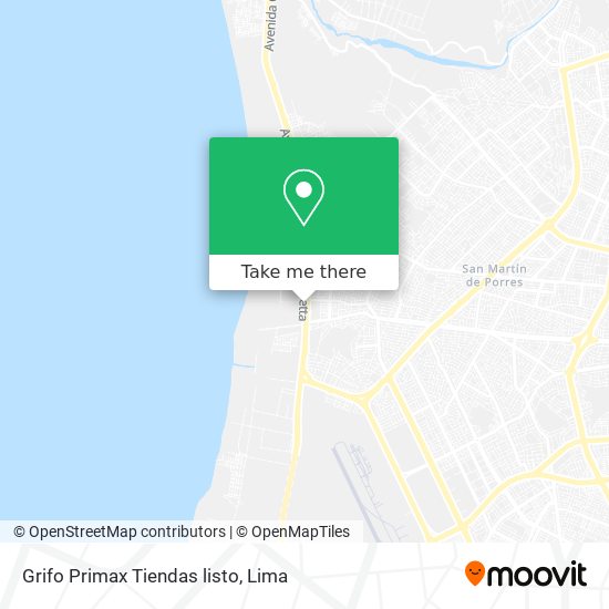 Mapa de Grifo Primax Tiendas listo
