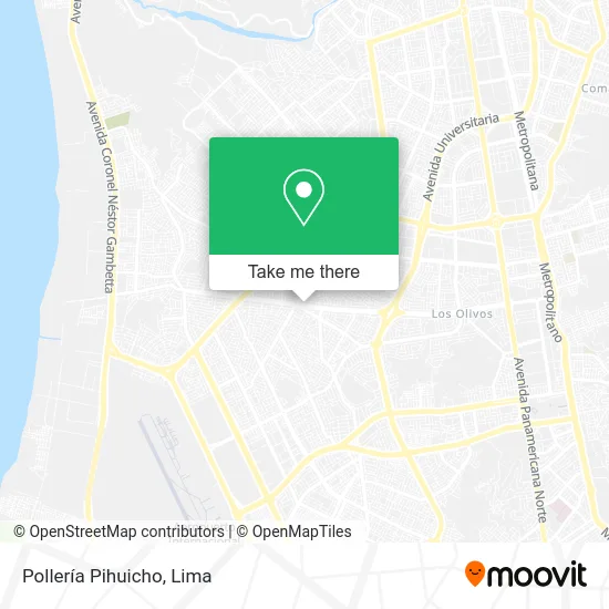 Pollería Pihuicho map