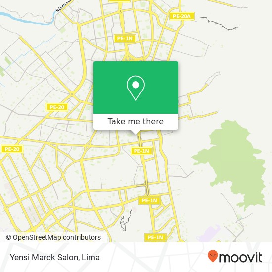 Yensi Marck Salon map