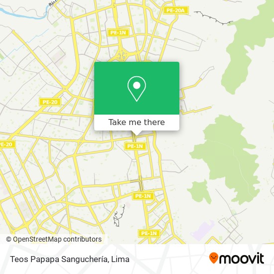 Teos Papapa Sanguchería map