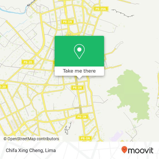 Mapa de Chifa Xing Cheng