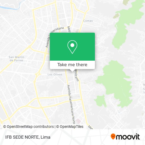 IFB SEDE NORTE map