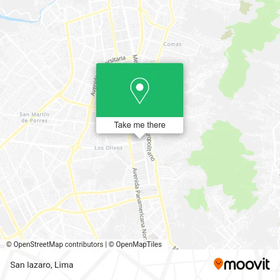San lazaro map