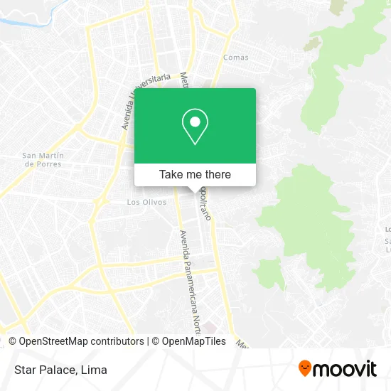 Star Palace map