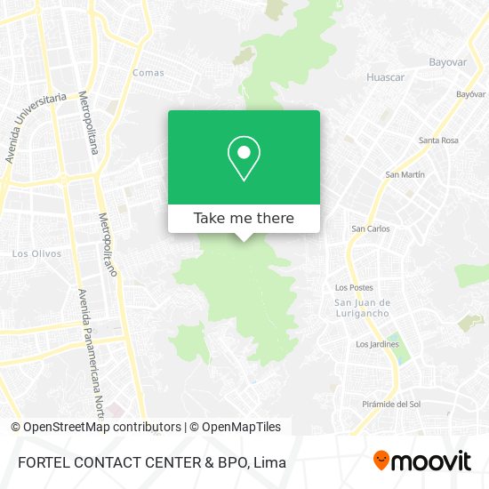 Mapa de FORTEL CONTACT CENTER & BPO