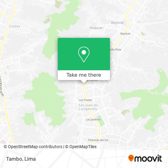Tambo map