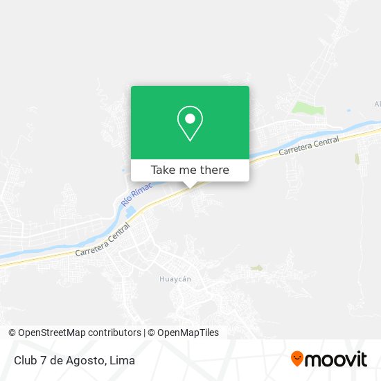 Mapa de Club 7 de Agosto