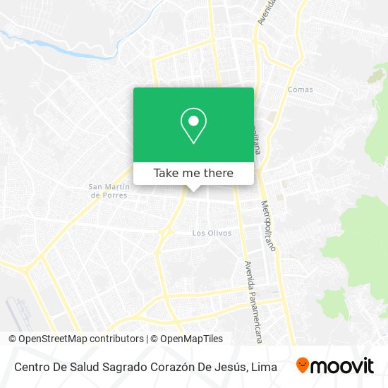 Centro De Salud Sagrado Corazón De Jesús map