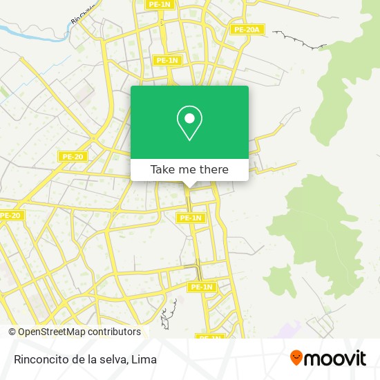 Rinconcito de la selva map