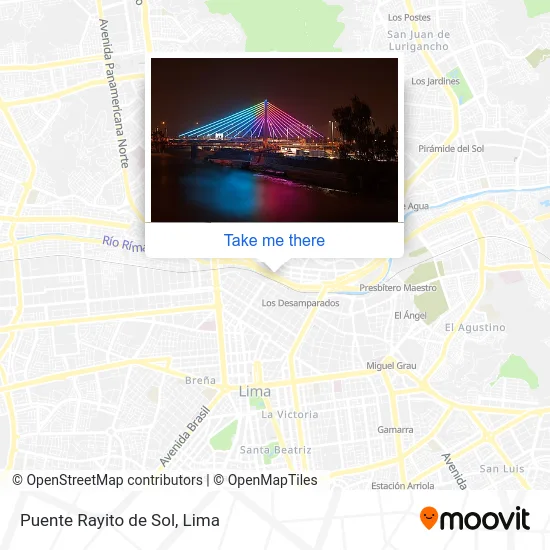 Puente Rayito de Sol map