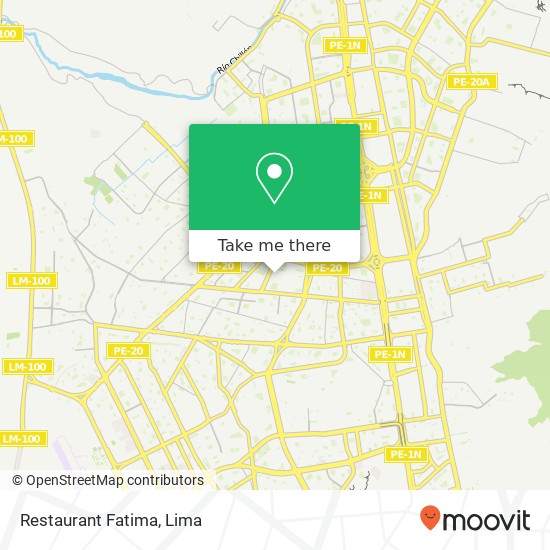 Restaurant Fatima map