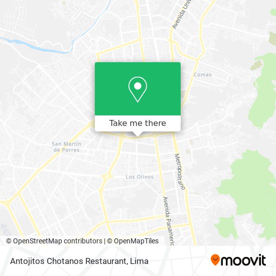Antojitos Chotanos Restaurant map