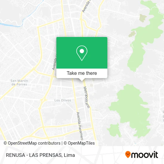 RENUSA - LAS PRENSAS map