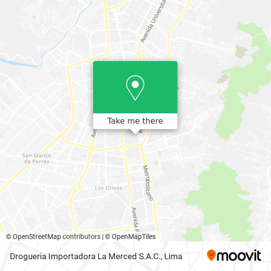 Drogueria  Importadora  La Merced S.A.C. map