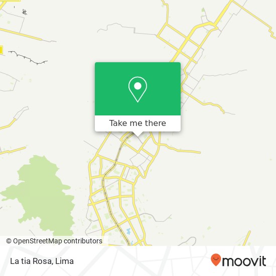 La tia Rosa map