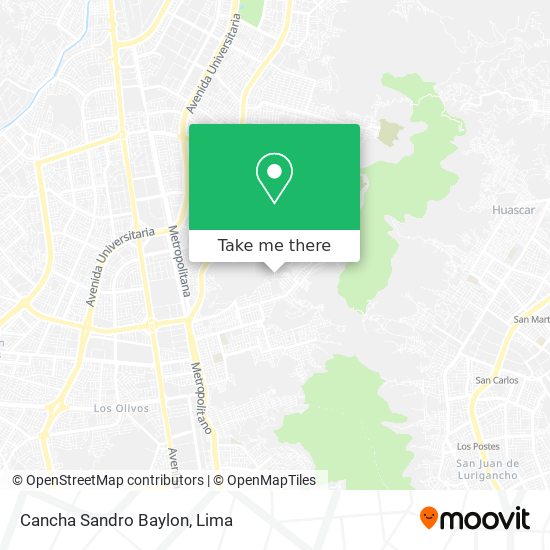 Cancha Sandro Baylon map