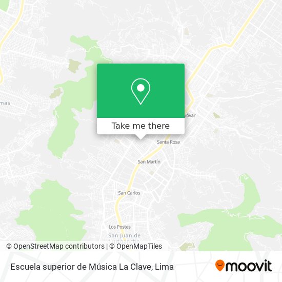 Escuela superior de Música La Clave map