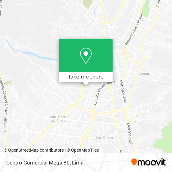 Centro Comercial Mega 80 map