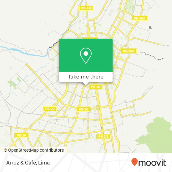Arroz & Cafe map