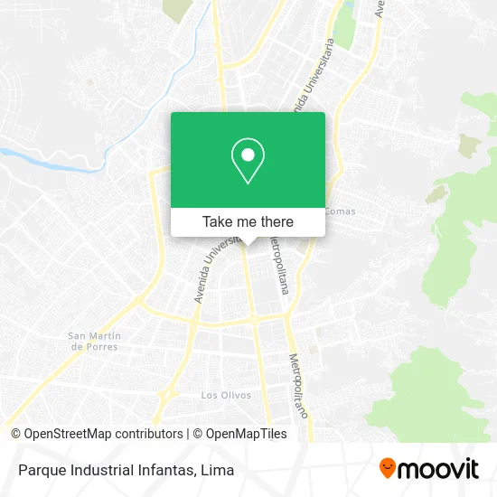Parque Industrial Infantas map