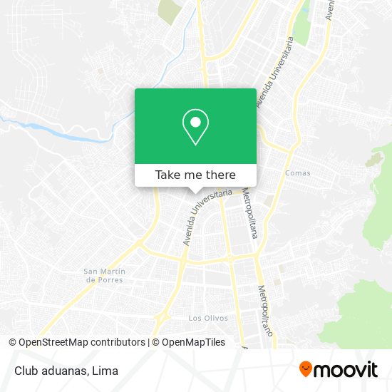 Club aduanas map