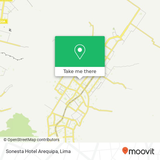 Mapa de Sonesta Hotel Arequipa