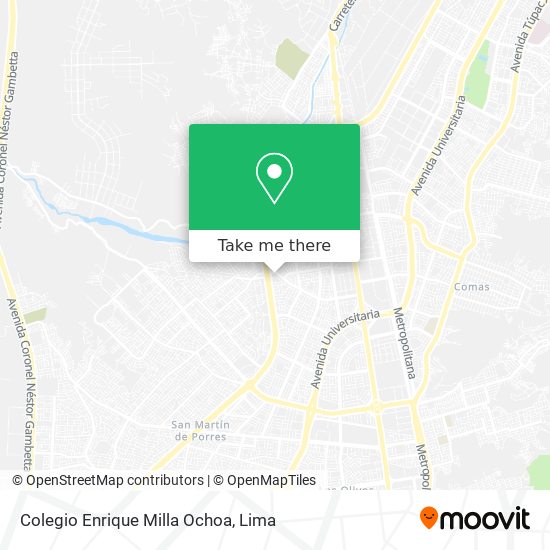 Colegio Enrique Milla Ochoa map