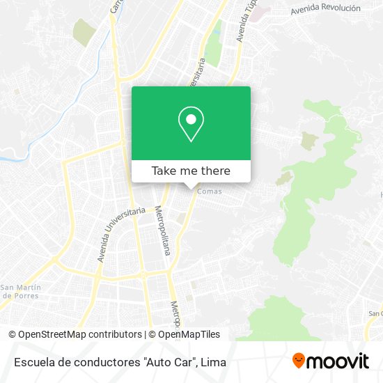 Escuela de conductores "Auto Car" map