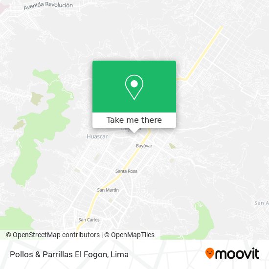Pollos & Parrillas El Fogon map