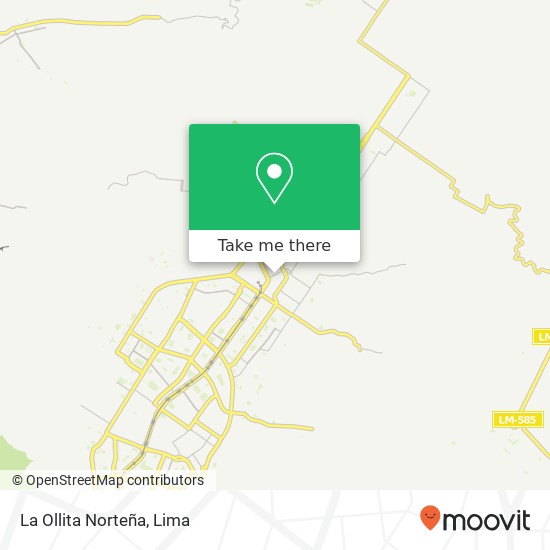 La Ollita Norteña map