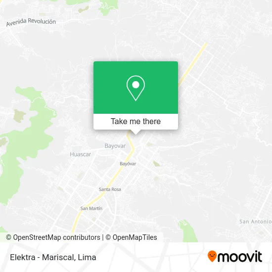 Elektra - Mariscal map