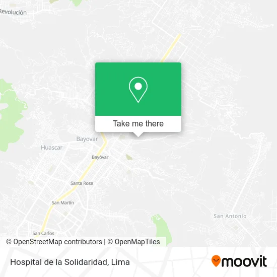 Hospital de la Solidaridad map
