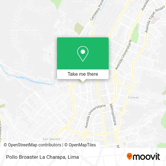 Pollo Broaster La Charapa map