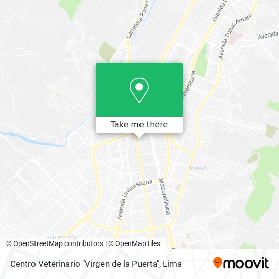 Mapa de Centro Veterinario "Virgen de la Puerta"