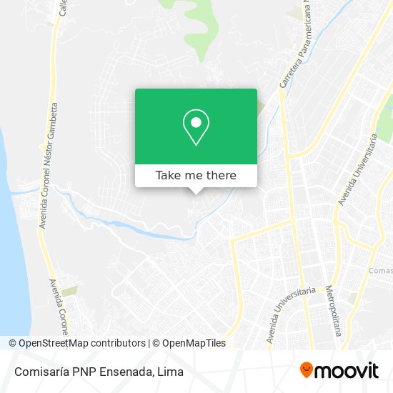 Comisaría PNP Ensenada map