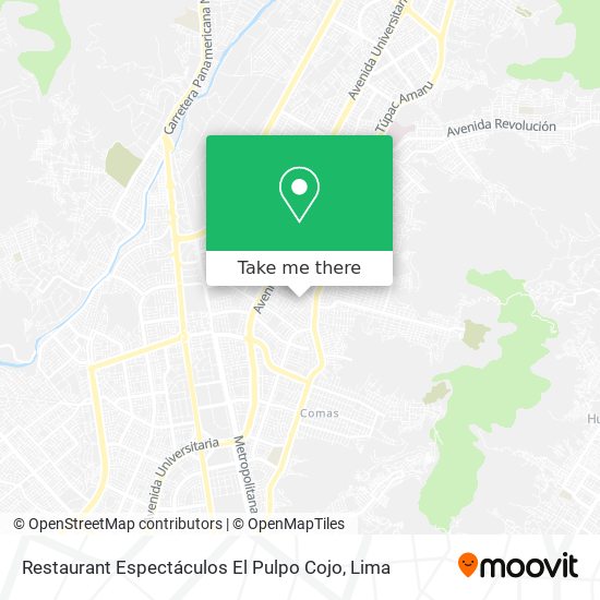 Restaurant Espectáculos El Pulpo Cojo map