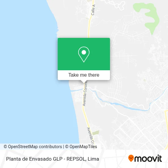 Planta de Envasado GLP - REPSOL map