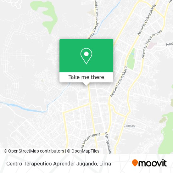 Centro Terapéutico Aprender Jugando map
