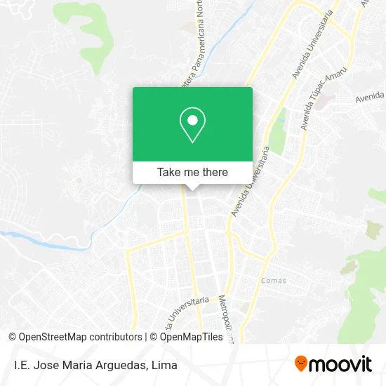 I.E. Jose Maria Arguedas map