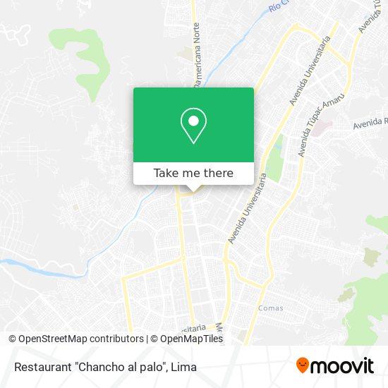 Mapa de Restaurant "Chancho al palo"