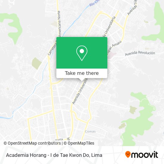 Academia Horang - I de Tae Kwon Do map