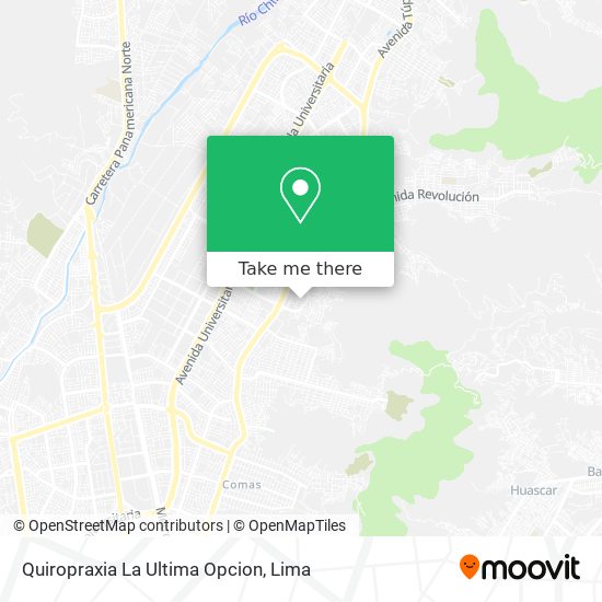 Quiropraxia La Ultima Opcion map