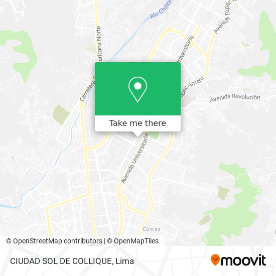 CIUDAD SOL DE COLLIQUE map