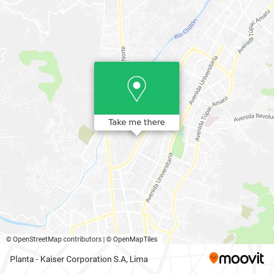 Planta - Kaiser Corporation S.A map