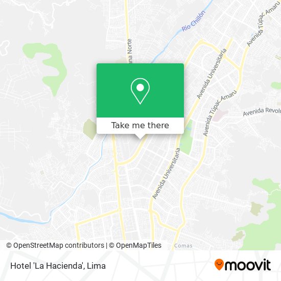 Mapa de Hotel 'La Hacienda'