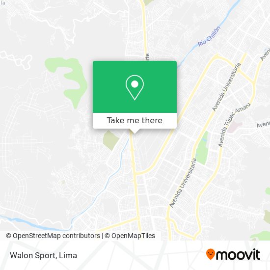 Walon Sport map