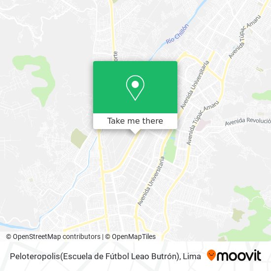 Peloteropolis(Escuela de Fútbol Leao Butrón) map