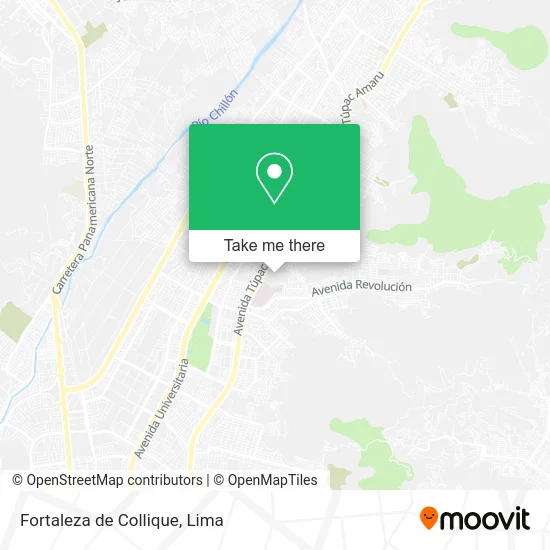 Fortaleza de Collique map