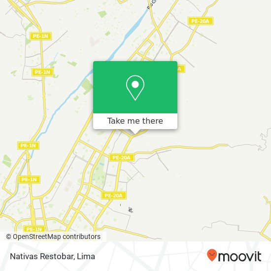 Nativas Restobar map